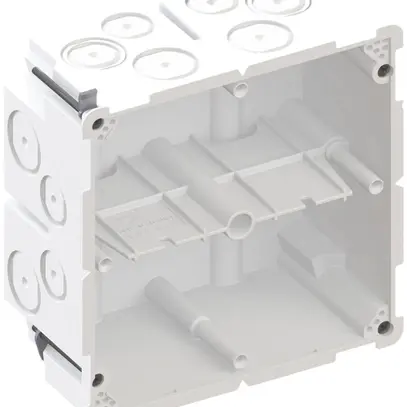 Boîte pour paroi creuse AGRO 2×2 850°C avec pattes, M20/25, blanc 