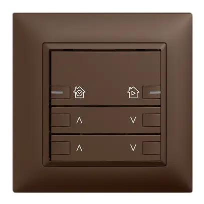Set frontale INC EDIZIOdue zepAIR motore 2C con desig.c.LED coffee 