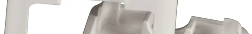 AP Verteilerbox Heiniger 1×Keystone, leer, Staubschutz, weiss 