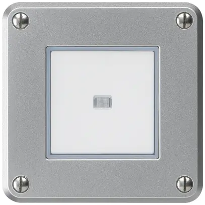 Contatto pulsante INC robusto IP55 2P alluminio illuminato 