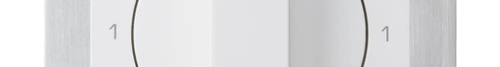 Interrupteur rotatif ENC kallysto 0/1L blanc avec manette 