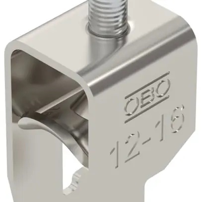 Schnellverleger BET 2056 U-Fuss Metall 12…16mm 1×Kabel A4 1.4571 