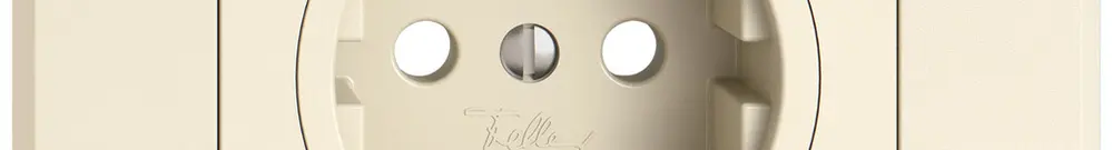 Kit di copertura EDIZIO.liv per SCHUKO 96×96mm crema 