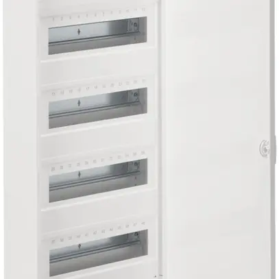 Distributore AP Hager volta 4-file IP30 305×640×96.5mm 