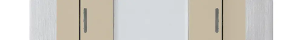 UP-Taster kallysto B KNX 2× RGB LED s/e-link beige 