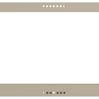 Piatta frontale EDIZIOdue per KNX-Panel 7" sand 