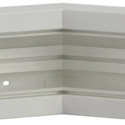 Angolo interno tehalit BR 85×130mm, copertura 80mm, bianco traffico 