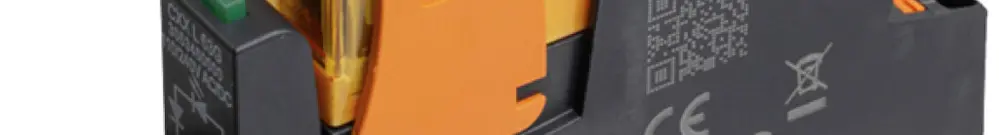 Relè WM CRIKIT P L 1CO 16A AgNi 19.2…28.8VAC LED raccordo a innesto RT II 