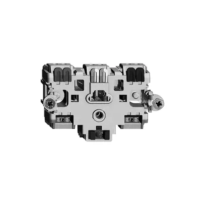 Einsatz Steckdose FH T23 16A mit LED grün Steckklemmen 