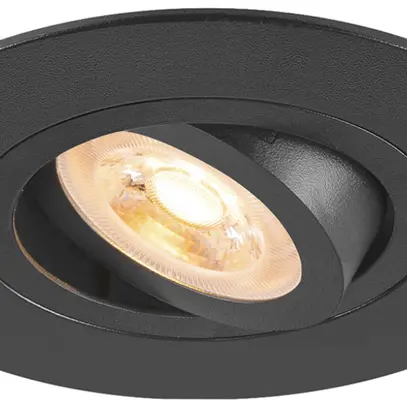 Downlight LED SLV NEW TRIA 75 XL GU10 1×10W Ø110mm nero 