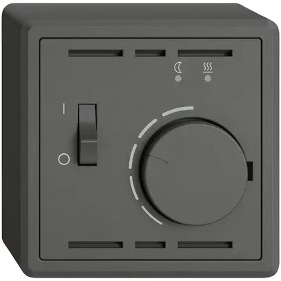 Termostato ambiente AP EDIZIO.liv SNAPFIX® limit.temp.p.riscaldamenti pav.grs 