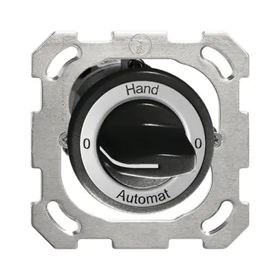 UP-Drehschalter 0-Hand-0-Autom FH 2/1P schwarz mit Drehgriff 
