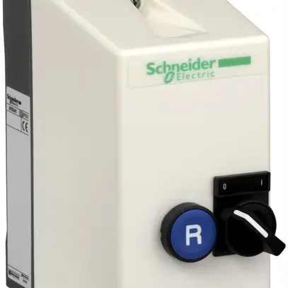 Scatola AP IP65 per contattore grd.II O-I nero/bianco 