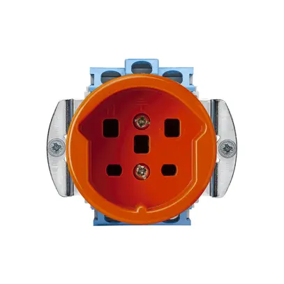 Insert pour prise basico T25 orange bornes à vis 