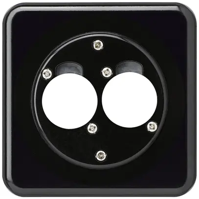 Kit de montage ENC pour 2 XLR noir basico 