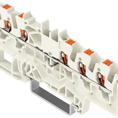 Borne de passage joignable WAGO TOPJOB S 1.5mm² 24A Push-in 5×1 TH35 grc 
