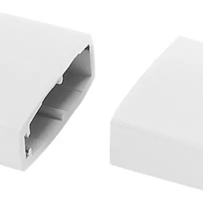 Plaque de fermeture SLV 2 pièces pour EASYTEC II blanc 