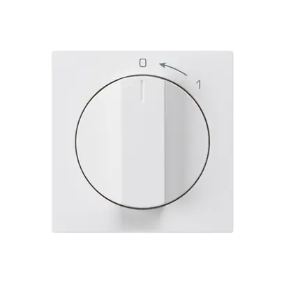 Contatto rotativo 0<1/1L bianco kallysto con manopola 