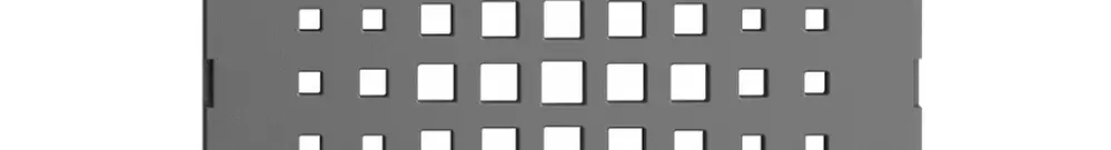Kit frontale EDIZIOdue grigio scuro 60×60mm per gong 3070 