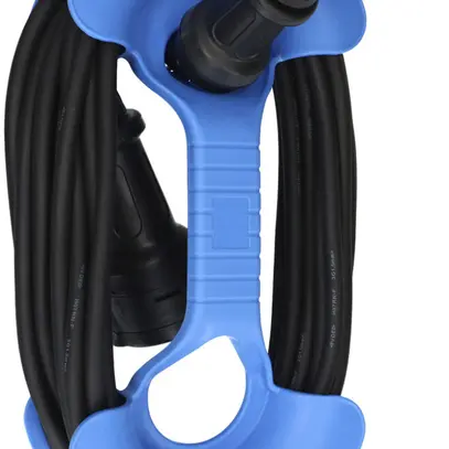 Verlängerung MH T13/T13 TH55 GDV 3×1.5mm² 10m Kabelhalter IP55 schwarz 