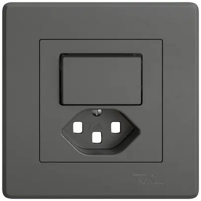 Kit de montage ENC EDIZIO.liv SNAPFIX® p.combi.T23 a.1 bouton n.lum.grf 