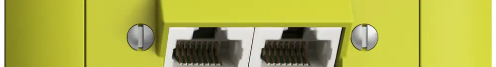 Presa INC 2×RJ45/u 4P sep. EDIZIOdue lemon ITplus 