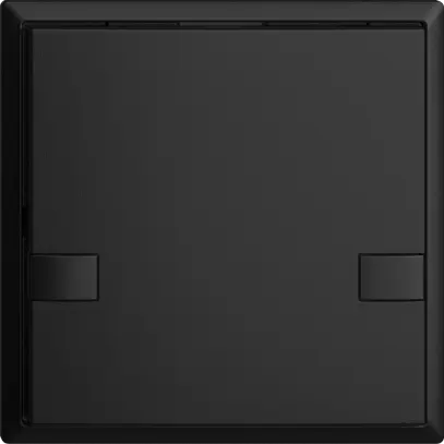 Tasto univ. INC 1×2t mors.a vite EDIZIOdue nero senza LED 