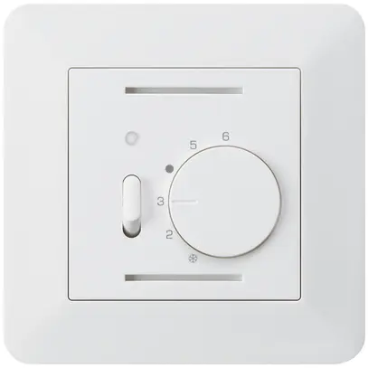 Termostato ambiente INC kallysto.trend bianco con interruttore 