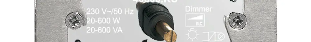 Intérieur variateur FH 20…600W illuminable coupure phase descendante 