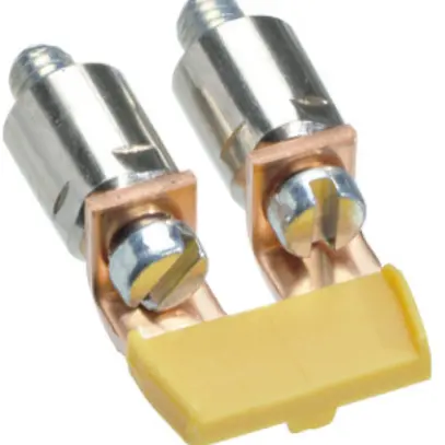 Connessione trasversale Hager 2×6mm² isolato a vite per KXA06LH/KXA06NH 