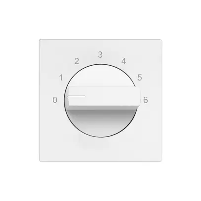 Interrupteur rotatif EDIZIO.liv poign.6 gra.1P 0-1-2-3-4-5-6 p=60mm bc 