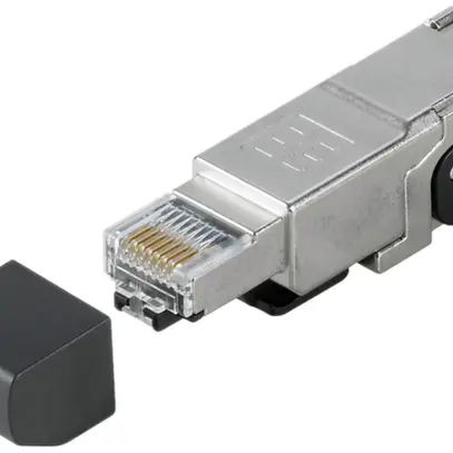 Fiche RJ45 Weidmüller droit cat.6A T568-A Øisolation 1…1.6mm 