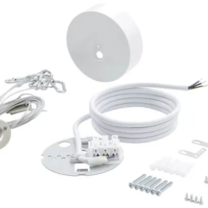 Suspension à corde Philips CoreLine SM136Z SME-3WH acier 1500mm ON/OFF blanc 
