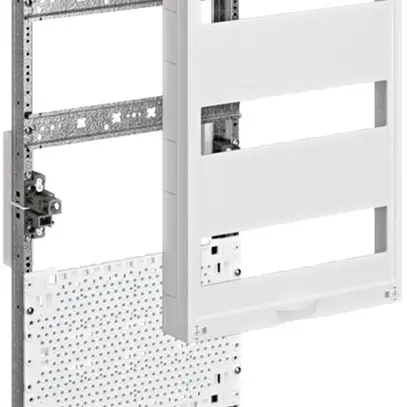 Travée Media Hager pour armoire distribution AP 6 rangées, 3 rangées modulaires 
