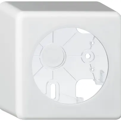Boîtier AP basico blanc h=54mm Ø58mm 