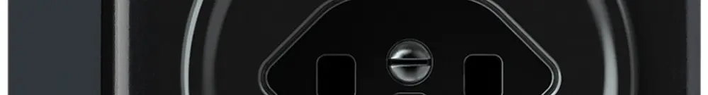 Presa AP origin 1×tipo 23 16A 230V 88×88×54mm nero 