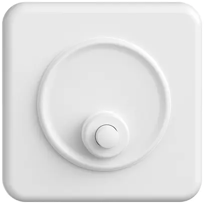 Tasto a pulsante di suoneria INC STANDARDdue SNAPFIX® 6A 250V bi 