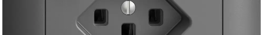 Presa INC EDIZIOdue T23 FI 30mA FMI, grigio scuro 