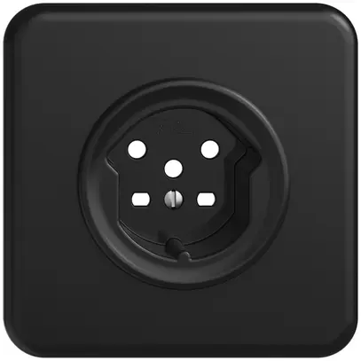 Kit frontal ENC STANDARDdue noir 90×90mm 1×T15 