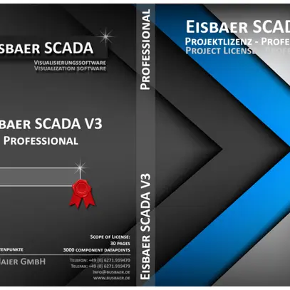 Licence de logiciel EisBär SCADA 3, "Professional", avec dongle USB 