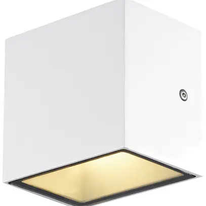 Applique LED SLV SITRA S SINGLE 6.2W 620lm 3000/4000K IP65 blanc 