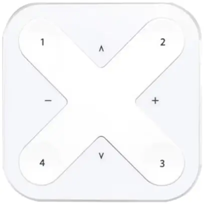 AP-RF-Wandsender Xpress YMOCA-WWSW-LR, batteriebetrieben, Casambi, weiss 