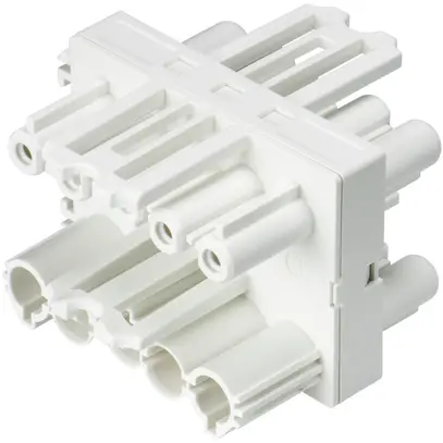 Bloc de distribution-H Wieland 5P GST 18i5 blanc 