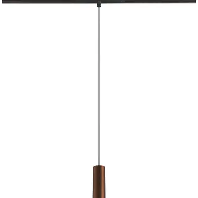 Luminaire suspendu LED SLV LALU 8W 700lm 3000K DALI Ø34.5mm bronze 