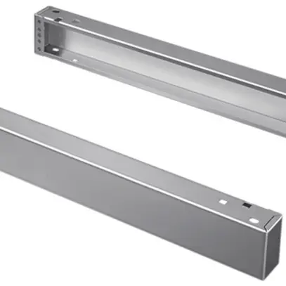Copertura zoccolo Rittal TS 8701.200 1200×100mm ant/post acciaio affinato 
