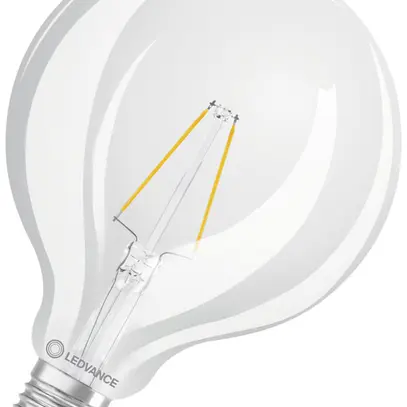 Lampada LED LEDVANCE CLAS GLOBE E27 2.5W 250lm 2700K Ø125×178mm R39 chiaro 