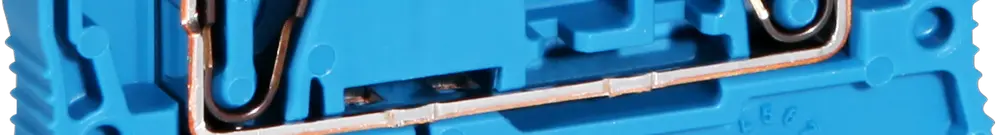 Morsetto 0.08…4mm² raccordo a molla blu 