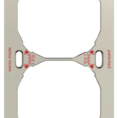 Befestigungsplatte mit SNAPFIX®-Befestigungssystem 4×1 oder 1×4 257×77mm 