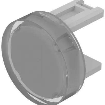 Cofano pressione EAO31 Ø15.2mm traslucido, bianco 