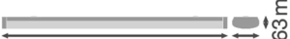 Plafoniera/applique LED LEDVANCE LN SF 1200 32W 4384lm 4000K IP44 bianco 